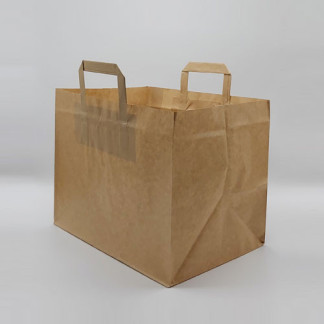 Bolsas de papel takeaway comida para llevar