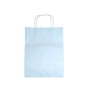 bolsa papel barat blanca