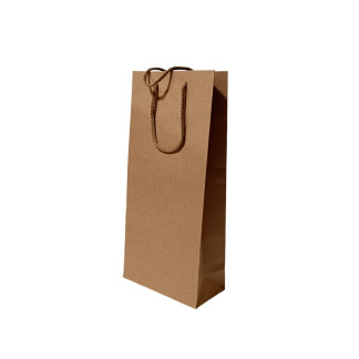 Bolsas de papel para 2 botellas grandes de 18x9x38 sin ventana